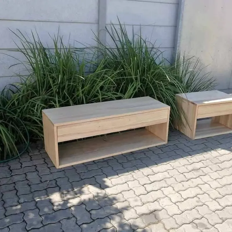 Ash vanities, pair