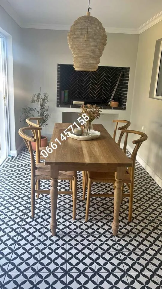 Oak dining table, 1.8 m, photo 1