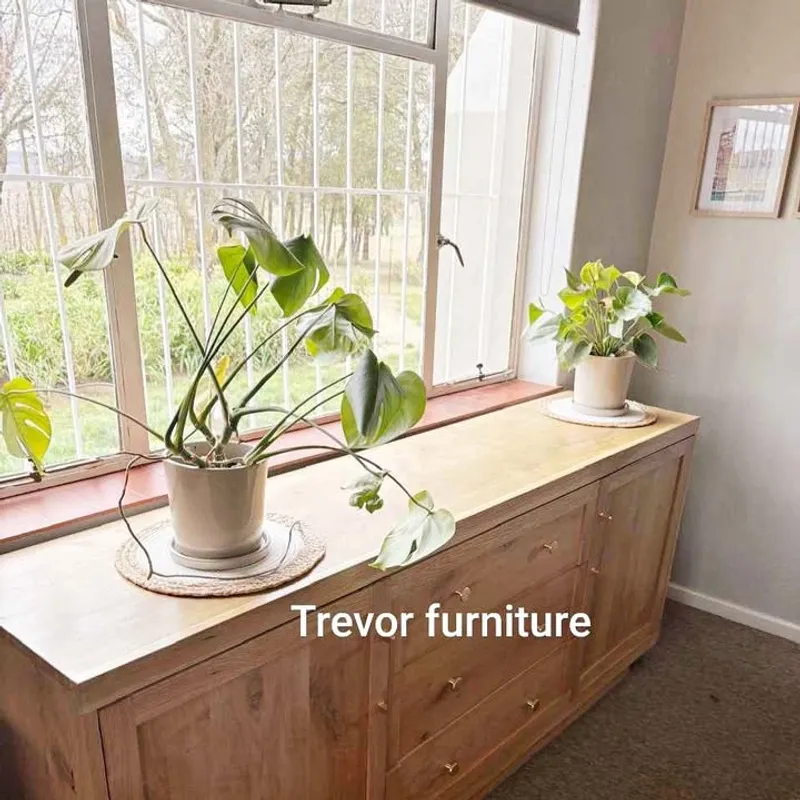 Oak low cupboard