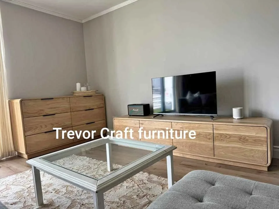 Oak TV unit, photo 1