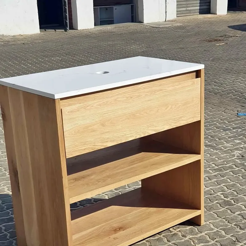Oak vanity
