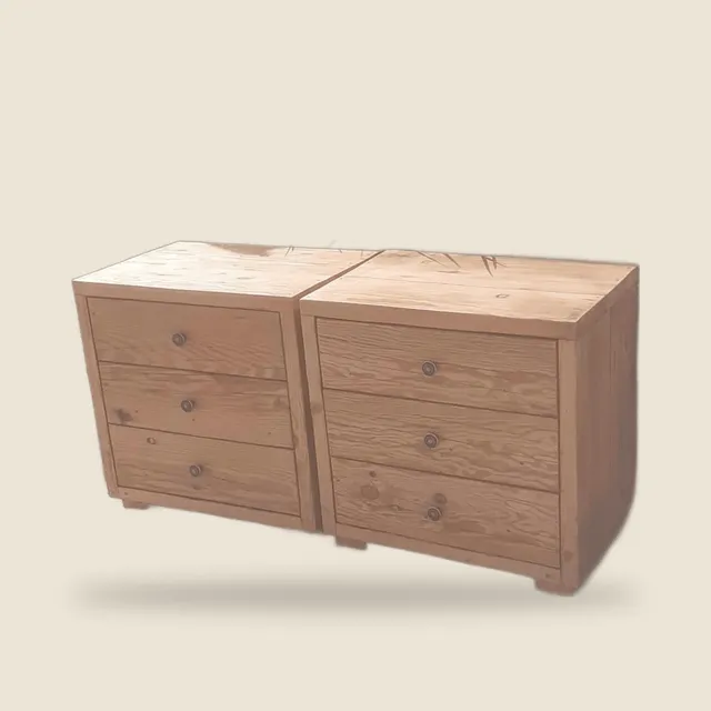Oregon pine pedestals